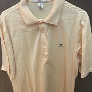 Fairway & Greene Men’s Yellow Polo Short Sleeve Shirt, Size Medium